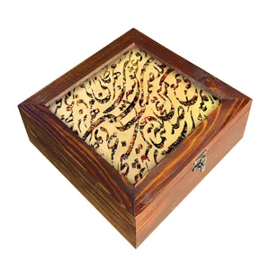  جعبه هدیه چوبی کد DG06