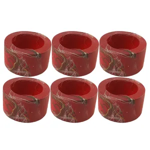 کاسه سنگی طرح یلدا مدل  ماربل کد 2950 مجموعه 6 عددی