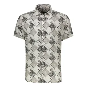 پیراهن آستین کوتاه یقه برگردان مردانه باینت مدل 830-2