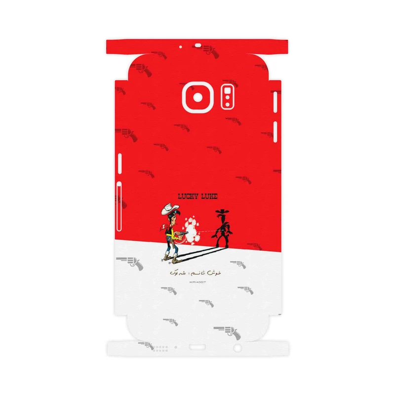 برچسب پوششی ماهوت مدل Lucky Luke-FullSkin مناسب برای گوشی موبایل سامسونگ Galaxy S6