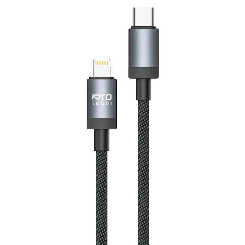 کابل تبدیل USB-C به لایتنینگ پروتیم مدل PRO-100 طول 1 متر