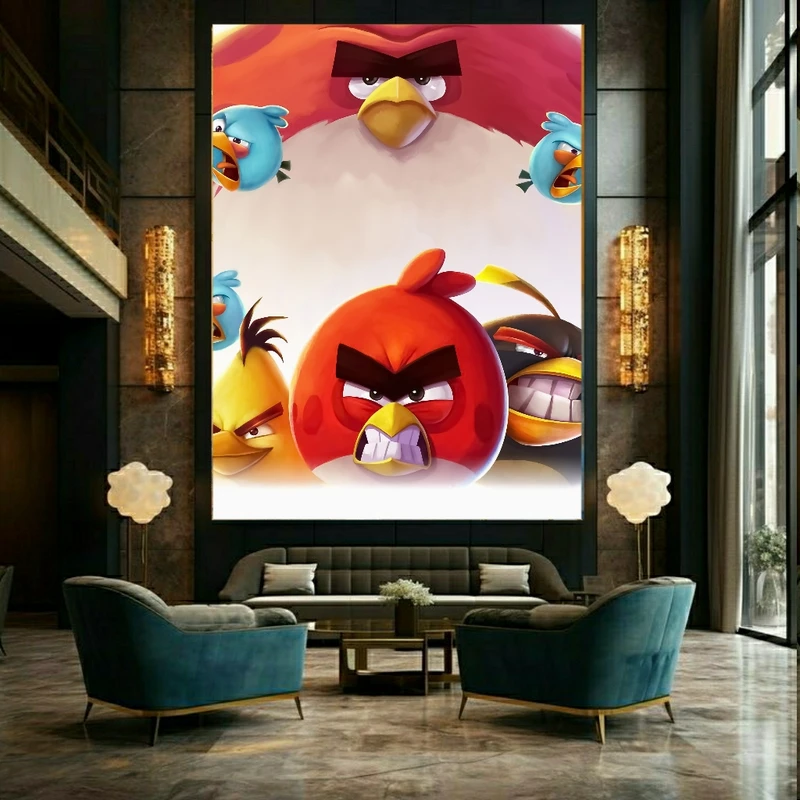 پوستر طرح انیمیشن مدل پرندگان خشمگین کد FP105575