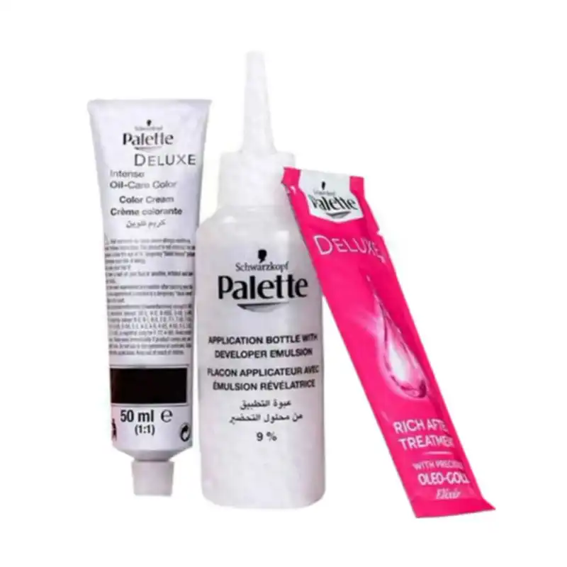 کیت رنگ مو پلت سری Deluxe شماره 888-6 حجم 50 میلی لیتر رنگ ماهگونی