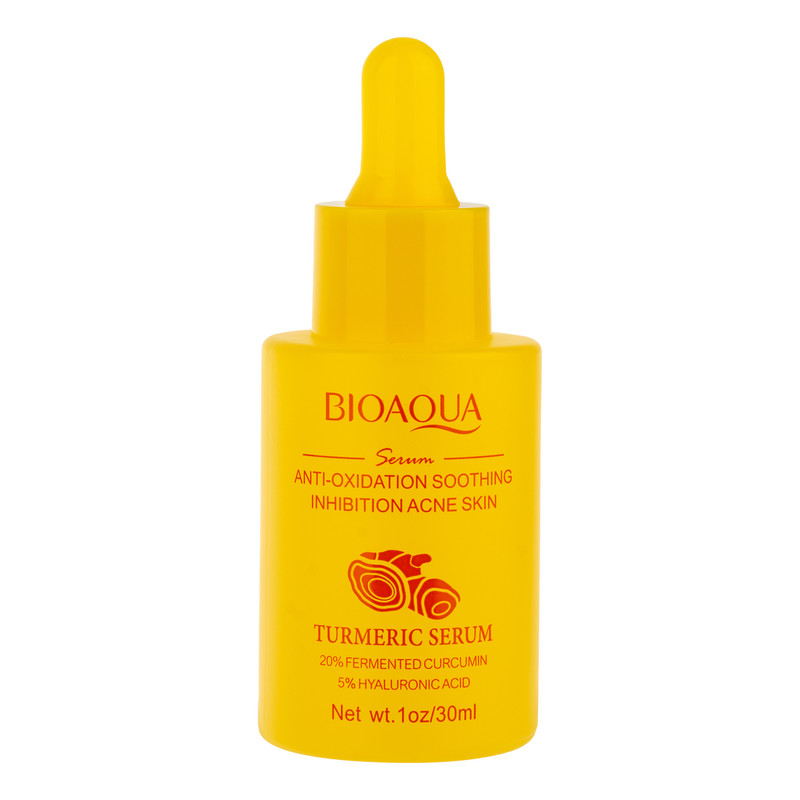 سرم روشن کننده پوست بی آکوا مدل زردچوبه مناسب برای انواع پوست حجم 30 میلی لیتر