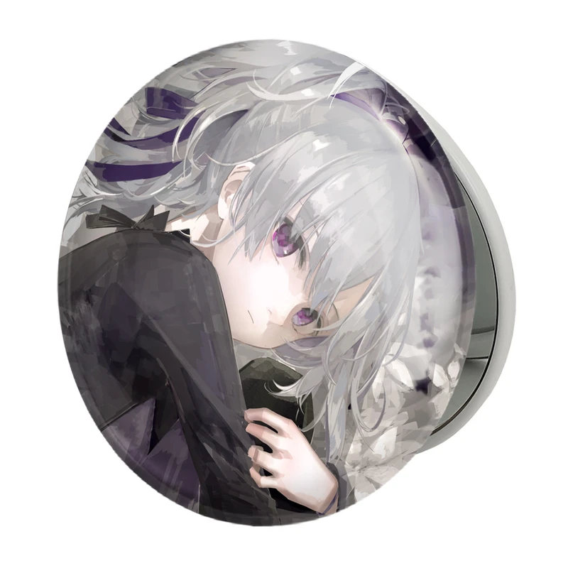 آینه جیبی خندالو طرح  یین انیمه تاریکتر از سیاهی ِDarker Than Black مدل تاشو کد 23449 