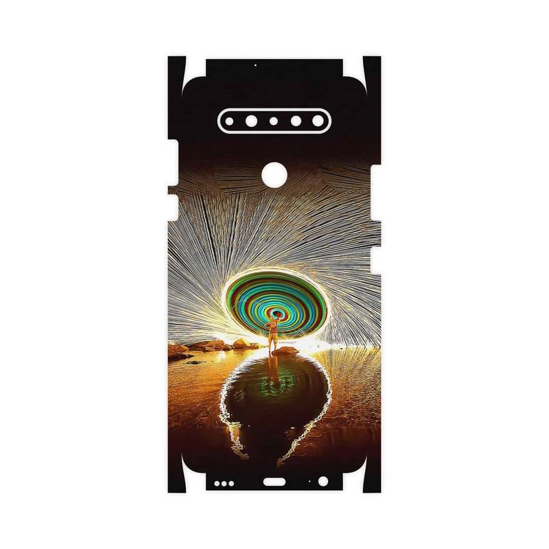 برچسب پوششی ماهوت مدل Night Light Fountain-FullSkin مناسب برای گوشی موبایل ال جی K51s