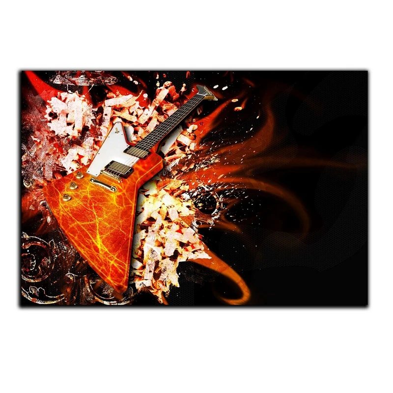 تابلو شاسی بکلیت طرح ساز موسیقی گیتار الکتریک مدل SH-5819