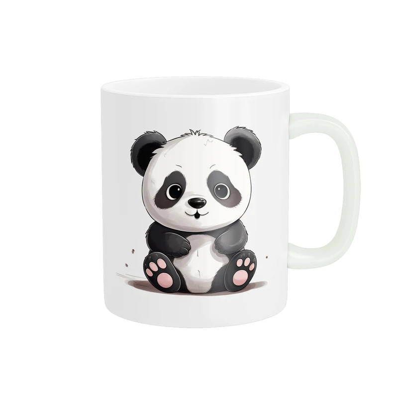 ماگ پادآفرین مدل فانتری طرح پاندا خسته و کیوت کد p9623