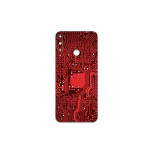 MAHOOT Red Printed Circuit Board Cover Sticker for Huawei Y7p