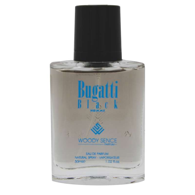 عطر جیبی مردانه وودی سنس مدل Bugatti Black حجم 30 میلی لیتر عطر جیبی مردانه وودی سنس مدل Bugatti Black حجم 30 میلی لیتر
