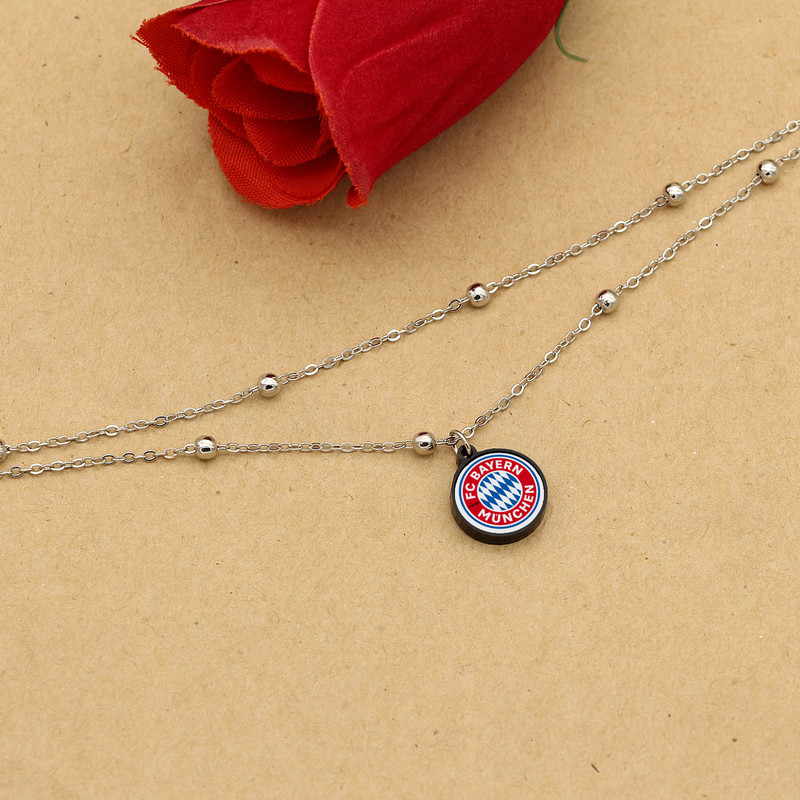 پابند زنانه ناکسیگو مدل شب تاب طرح بایرن مونیخ کد LB7405