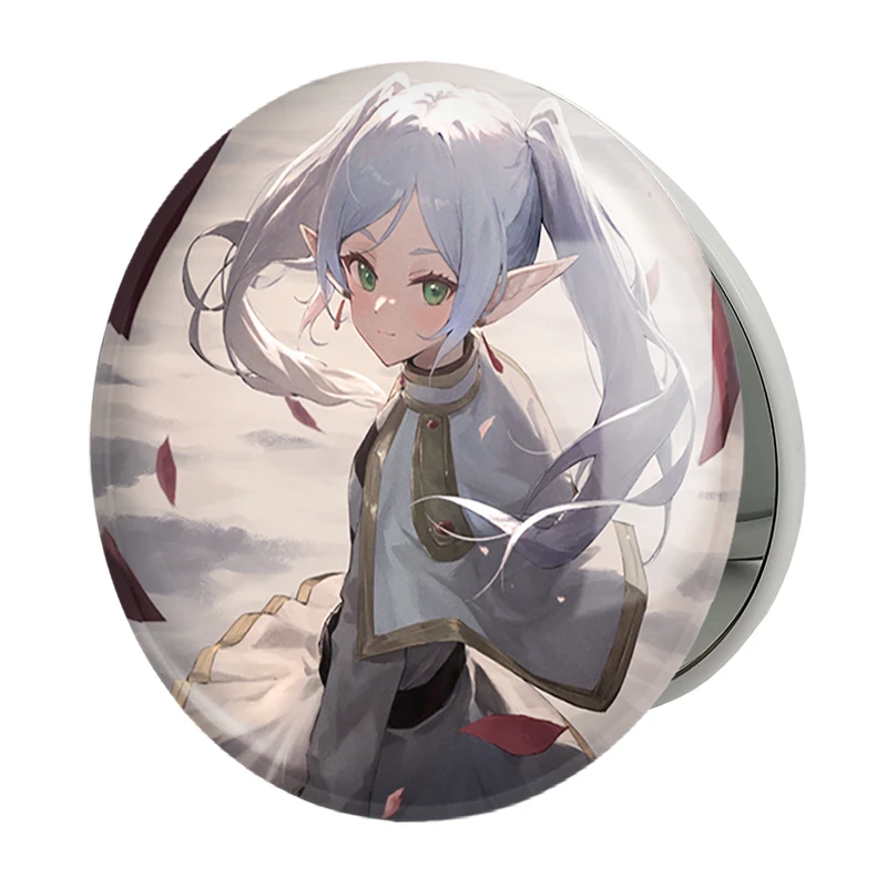 آینه جیبی خندالو طرح انیمه فریرن (Frieren) مدل تاشو کد 33927