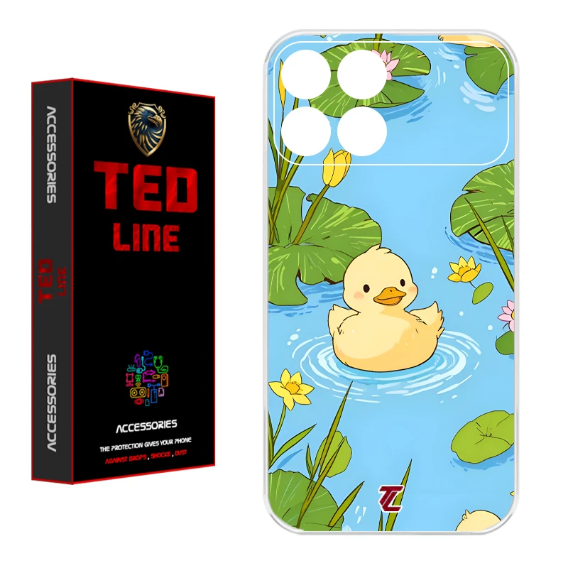 کاور تدلاین طرح اردک کد 1183 مناسب برای گوشی موبایل شیائومی Poco X6 Pro