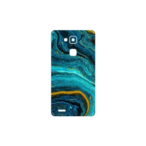MAHOOT Turquoise marblewith golden streaks Cover Sticker for Huawei Mate 7