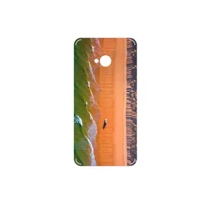 MAHOOT Beach and Green Sea Cover Sticker for HTC One