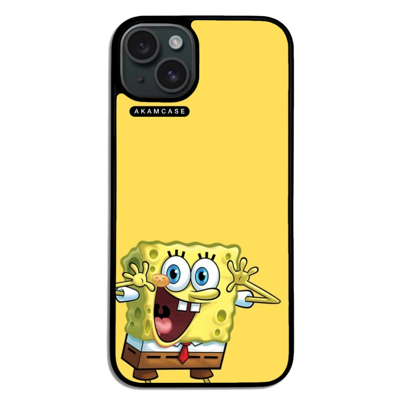 کاور آکام مدل AMC-WA15PLUS-SPONGE BOB11 مناسب برای گوشی موبایل اپل iPhone 15 Plus