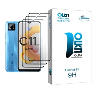 Cooling Olka Glass MIX003 Screen Protector For Realme C11 (2021) Pack Of 3