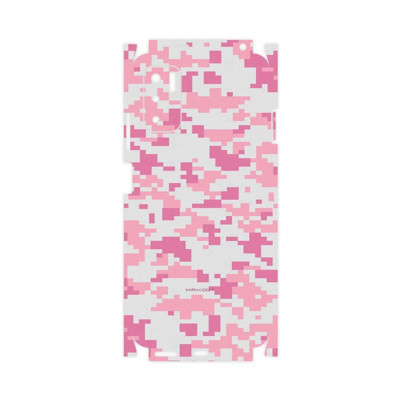 برچسب پوششی ماهوت مدل Army-Pink-pixel-FullSkin مناسب برای گوشی موبایل شیائومی Redmi Note 10 5G