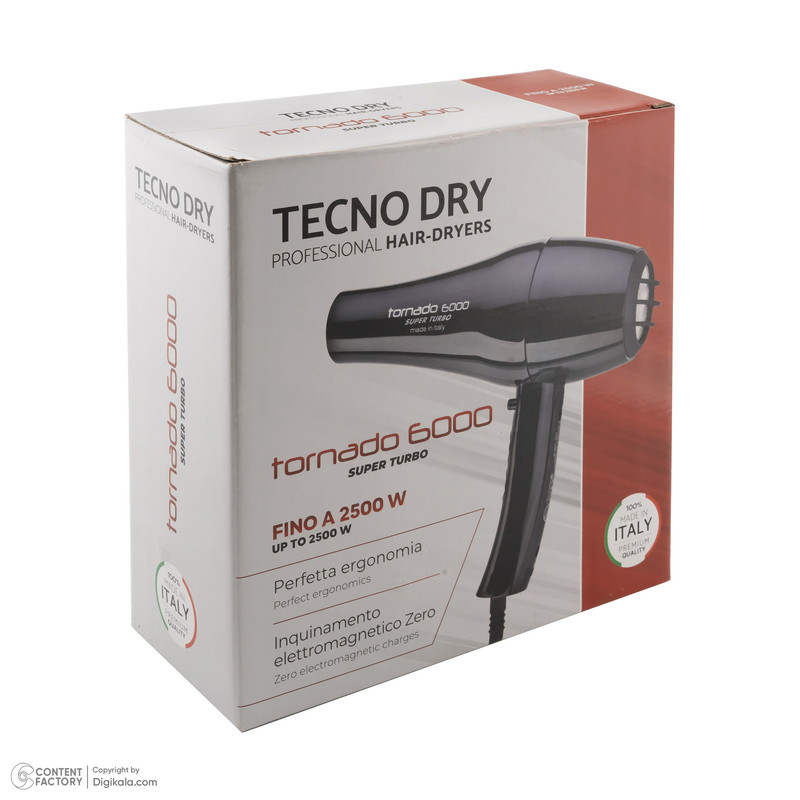 سشوار حرفه ای تکنو درای مدل Tornado 6000 سشوار حرفه ای تکنو درای مدل Tornado 6000