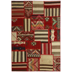 کلاژ گلیم دستبافت سه و نیم متری کد 486871