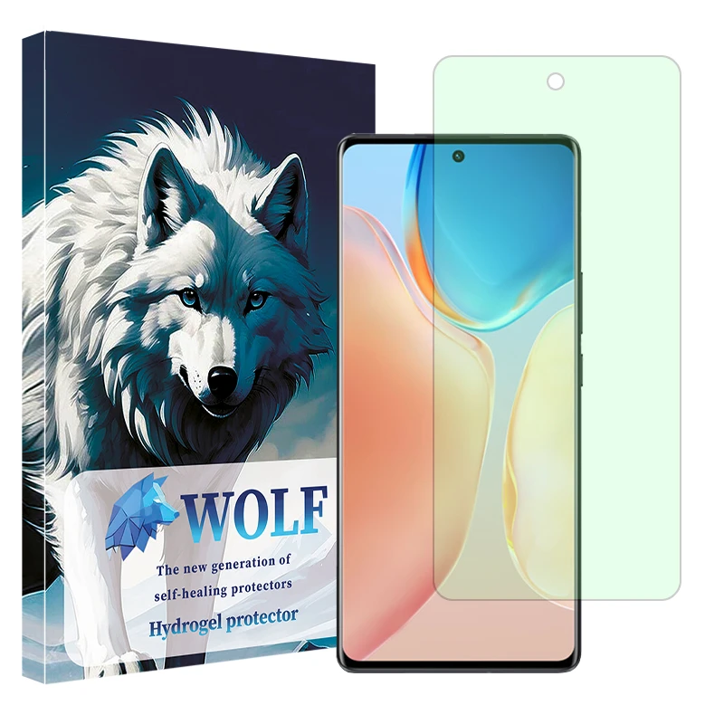 محافظ صفحه نمایش گرین لایت ولف مدل Eye Care مناسب برای گوشی موبایل ویوو X70 Pro Plus
