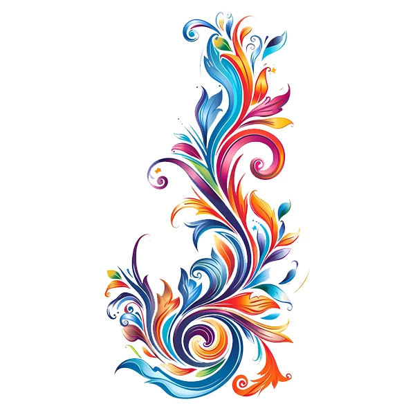   استیکر پارچه و لباس پاد آفرین طرح گل کد 2105