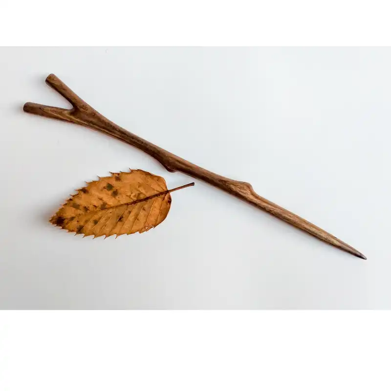 گیره مو زنانه مدل چوبی