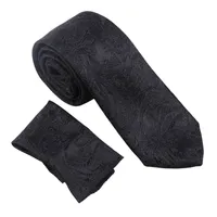 ست کراوات و دستمال جیب مردانه نسن مدل A14