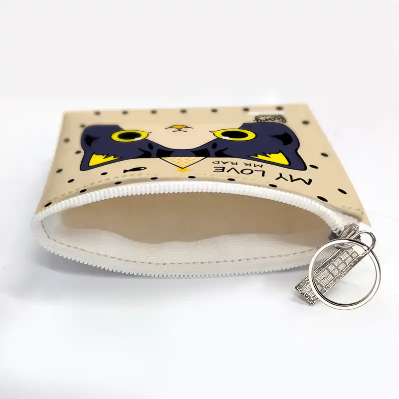 کیف پول فیوری مدل گربه کیوت طرح تام کد fiory 2361