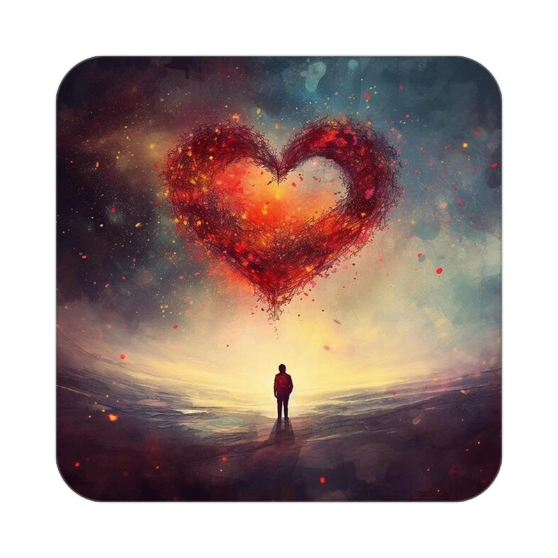 زیر لیوانی کاکتی مدل عاشقانه کد mp11400