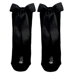 جوراب ساق بلند دخترانه مدل Bbow