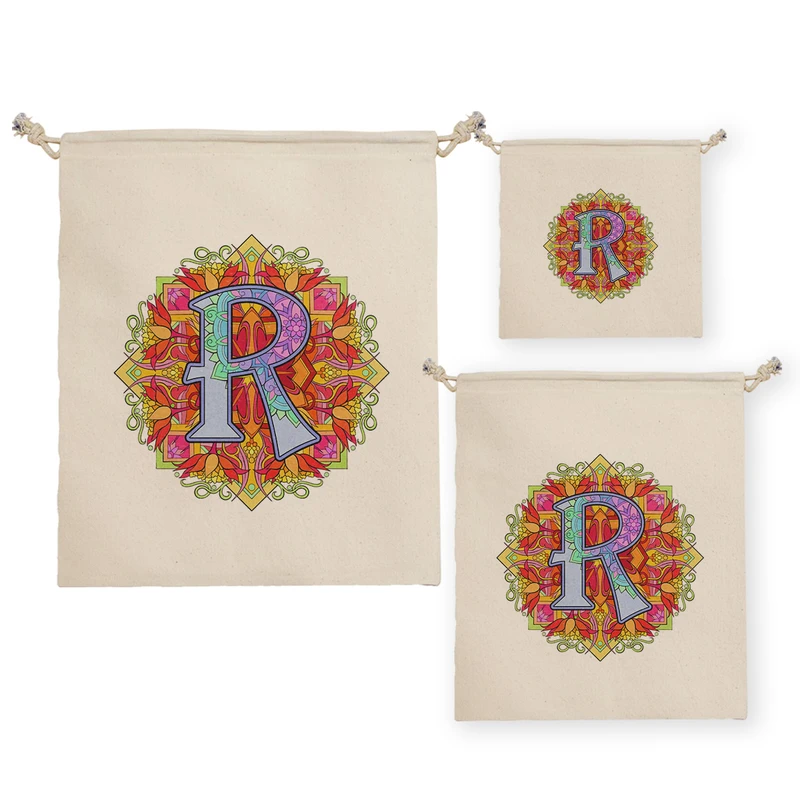 نظم دهنده ترمه طراحان ایده مدل حرف R ماندالا کد cfp2968 مجموعه سه عددی