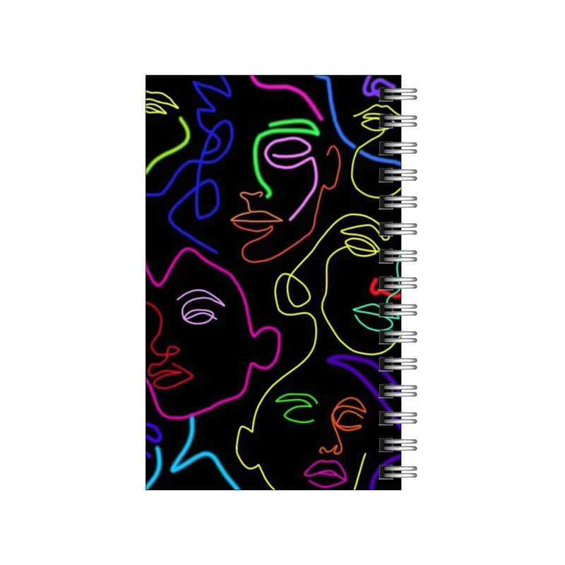 دفترچه یادداشت مدل to do list طرح چهره ها کد 1342904