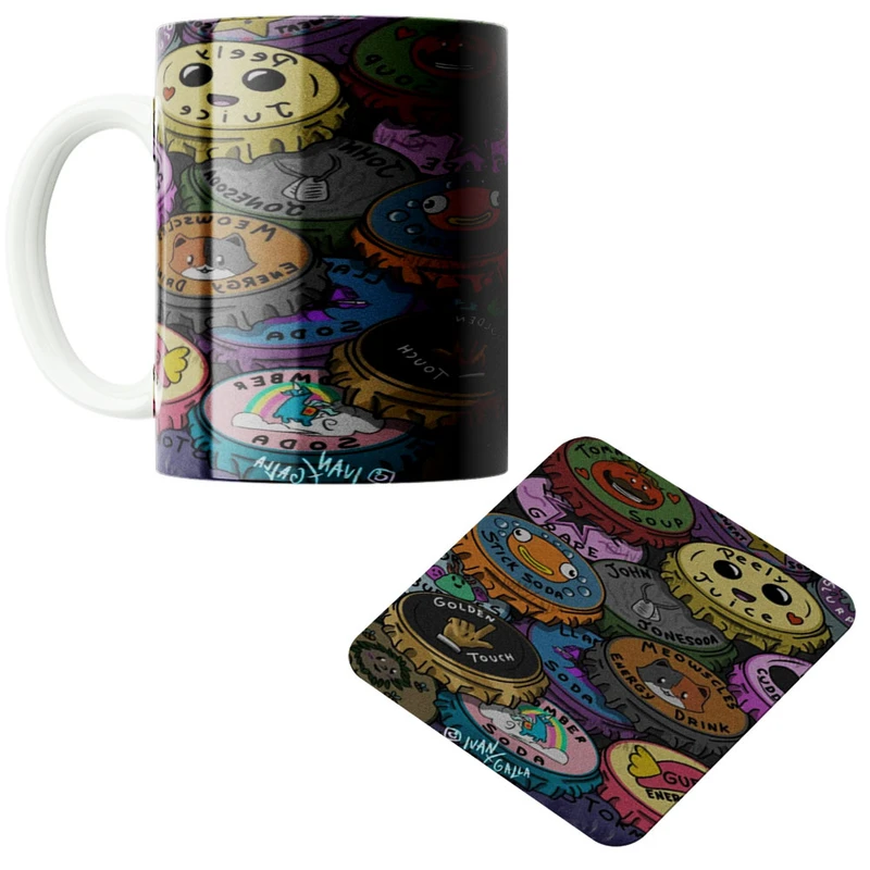 ماگ پادآفرین کد 138 به همراه زیر لیوانی 