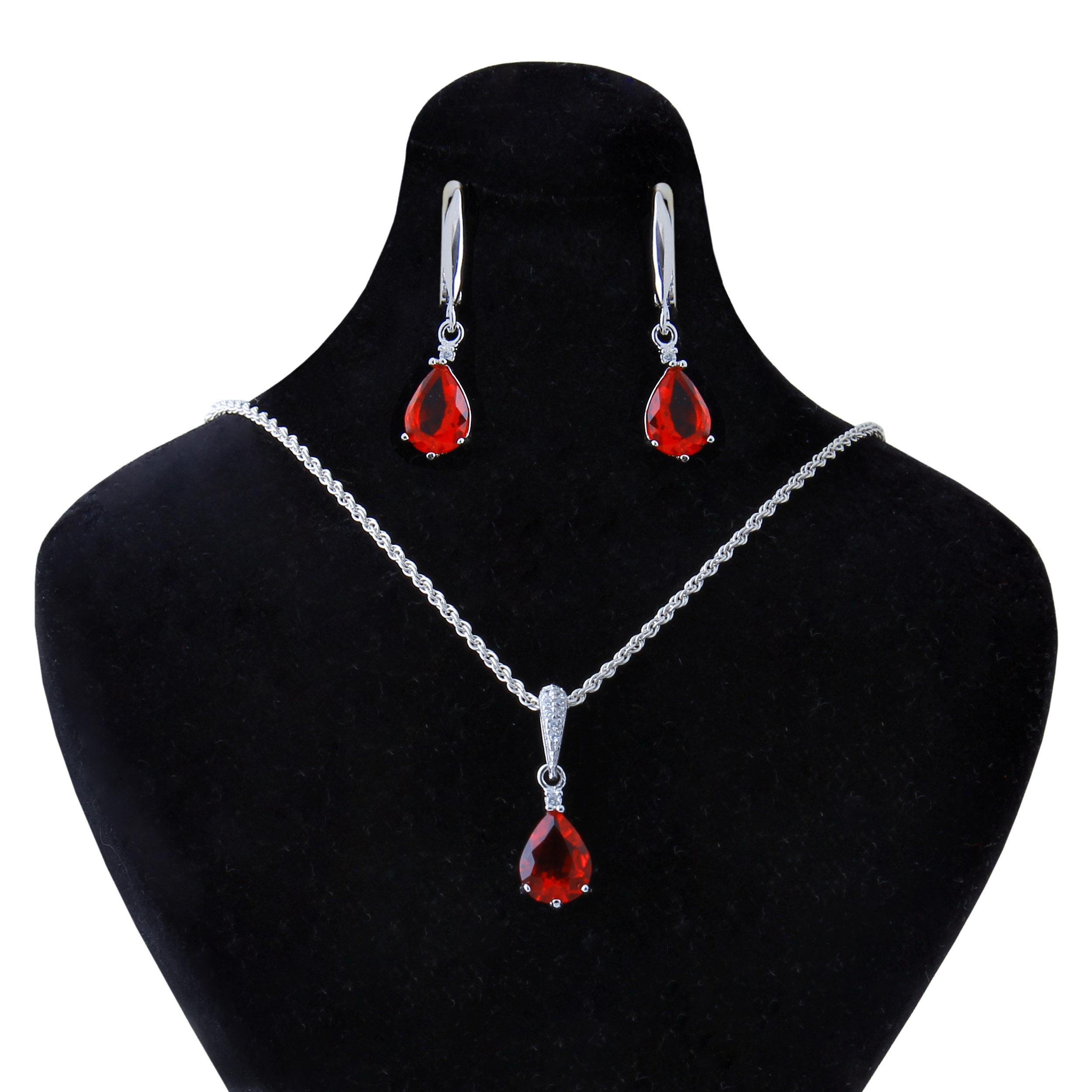   نیم ست نقره زنانه بازرگانی میلادی کد NTR_168