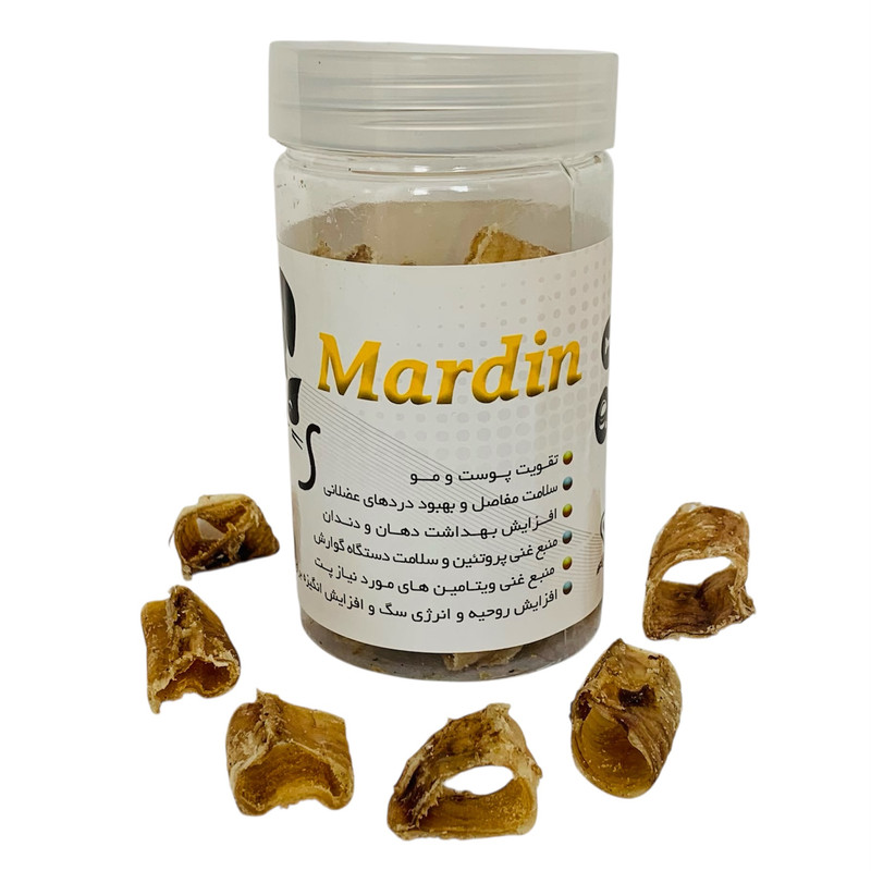 تشویقی سگ پت ماردین مدل نای حلقه ای طعم گوشت وزن 100گرم