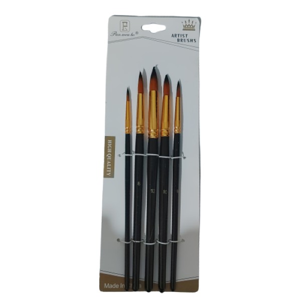 قلم مو گرد پان مدل 2200  مجموعه 5 عددی