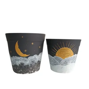 گلدان مدل فانتزی مجموعه 2 عددی
