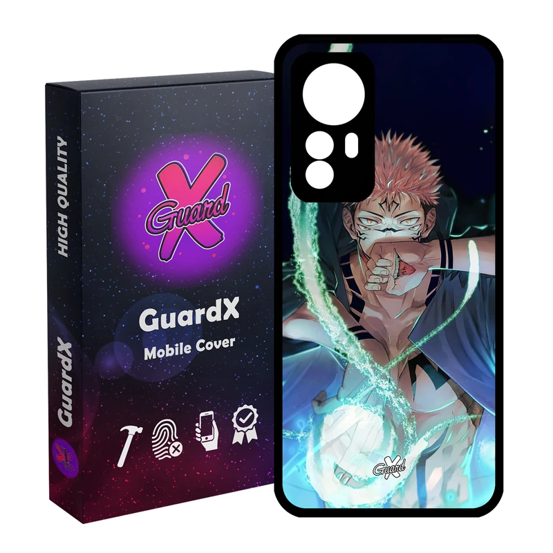 کاور گارد ایکس طرح Sukuna Anime مدل Glass10571 مناسب برای گوشی موبایل شیائومی Redmi Note 12S