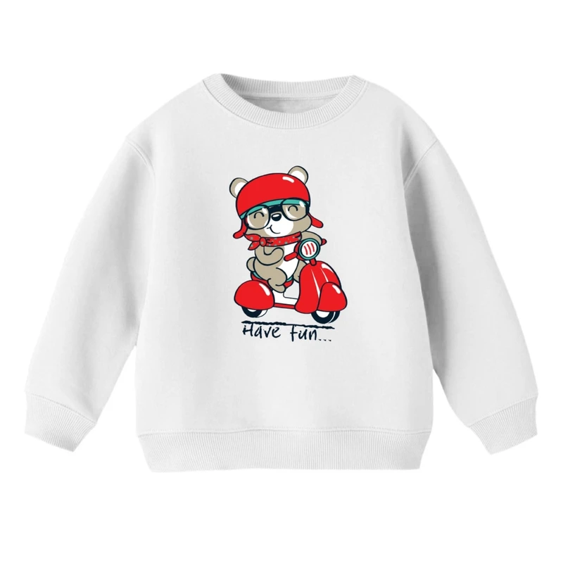 سویشرت بچگانه مدل خرس و موتور کد v36 