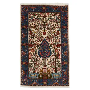 فرش دستبافت چهارمتری مدل نهاوند ایلیاتی کد 596671