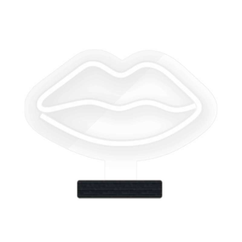 چراغ رومیزی مدل ریموت دار LIP-GL_WHT-GLASS