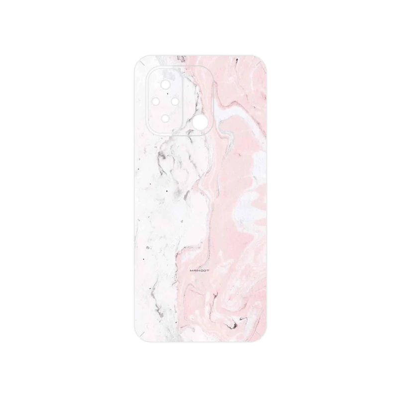 برچسب پوششی ماهوت مدل Blanco_Pink_Marble مناسب برای گوشی موبایل شیائومی Redmi 12C