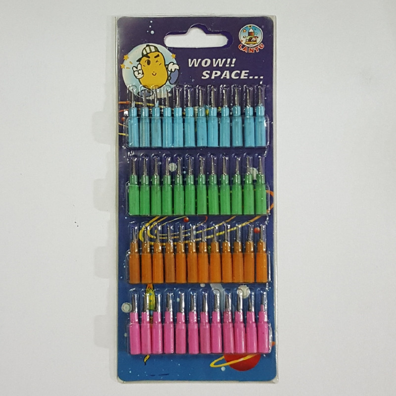 نوک مداد فشنگی لانتوکد 100 بسته 48 عددی