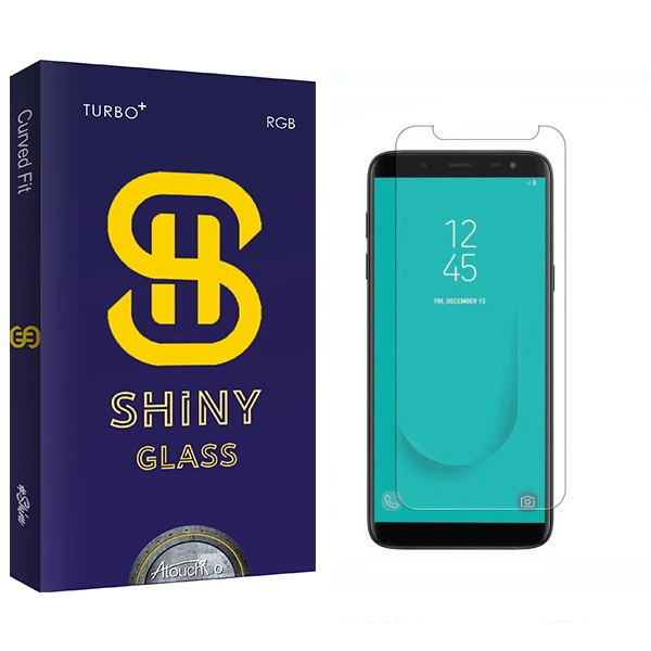 محافظ صفحه نمایش شیشه ای آتوچبو مدل Shiny Glass مناسب برای گوشی موبایل سامسونگ Galaxy J6 Plus