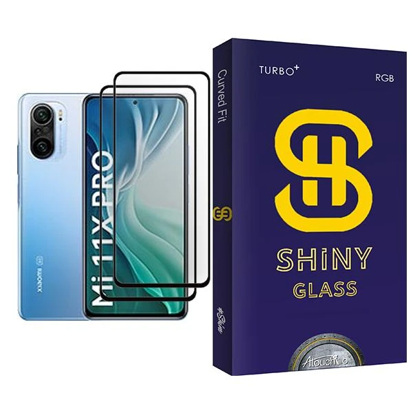 محافظ صفحه نمایش آتوچبو مدل Shiny Glass MIX002 مناسب برای گوشی موبایل شیائومی Mi 11X Pro بسته دو عددی