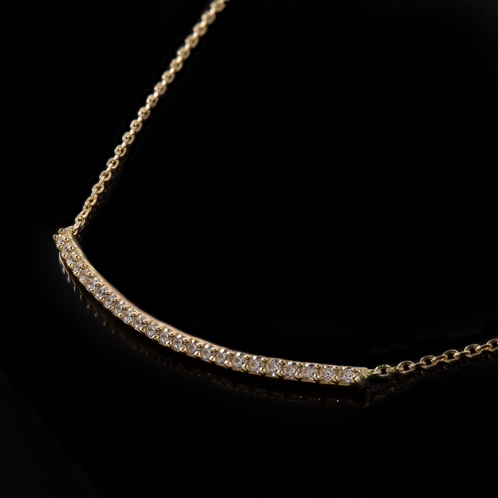 گردنبند طلا 18 عیار زنانه جواهری سون مدل 3188 - - 2