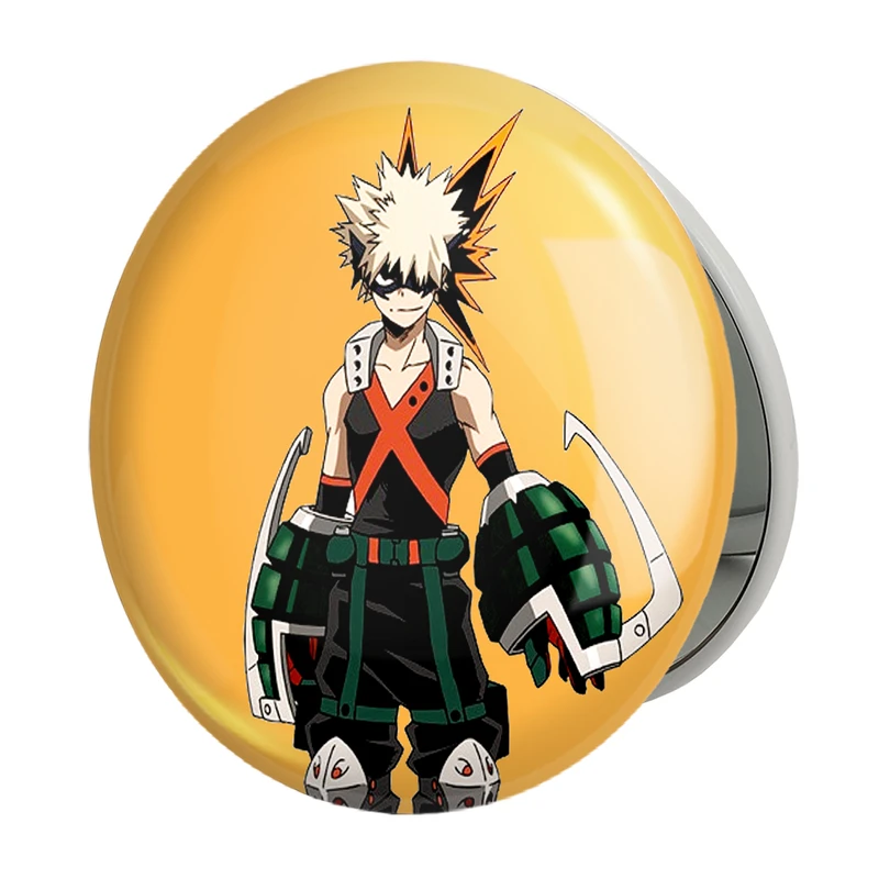 آینه جیبی خندالو طرح کاتسوکی باکوگو انیمه آکادمی قهرمان من My Hero Academia مدل تاشو کد 10081 