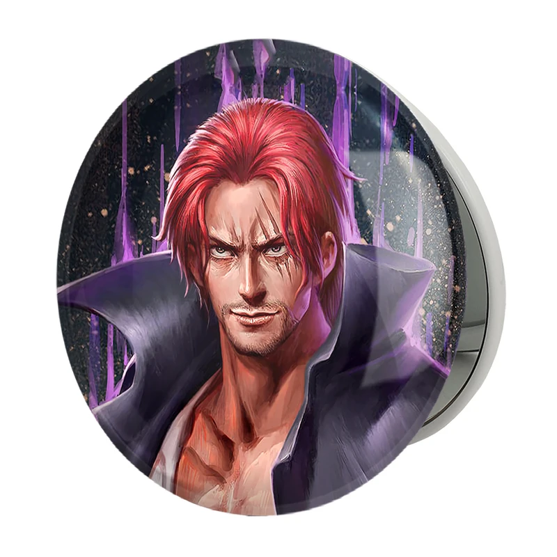 آینه جیبی خندالو طرح شنکس انیمه وان پیس One Piece مدل تاشو کد 11427 
