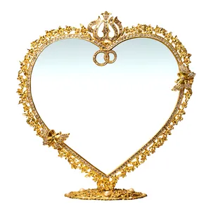 آینه رومیزی مدل الیسا قلبی